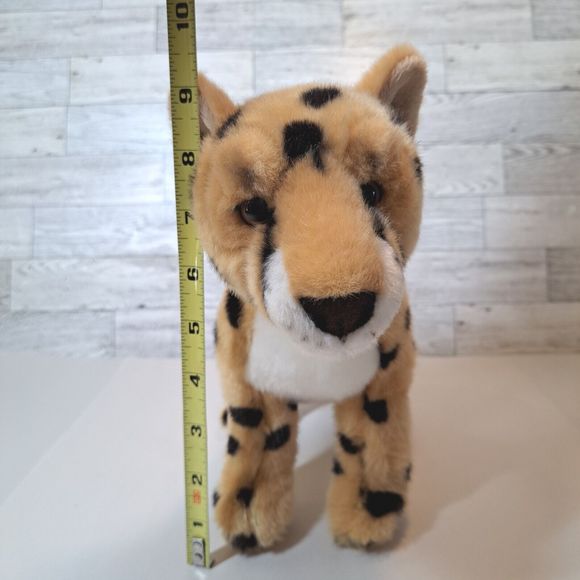 Adventure Planet CHEETAH LEOPARD Big Cat Plush Stuffed Toy Furry - Picture 12 of 13